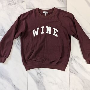 Sub_Urban Riot Burgundy Women's Crew Neck Sweater